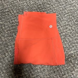Lululemon athletica tangerine leggings size 6.